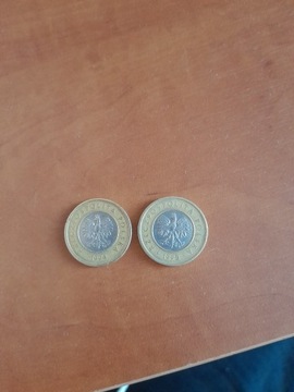 Monety 2 zl 1994 r i 1995zl