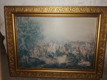Obraz "Polowanie w Poturzycy" 1855r. 