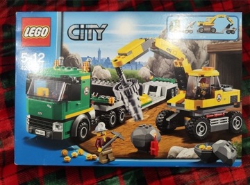 LEGO CITY (4203) Koparka z transporterem 