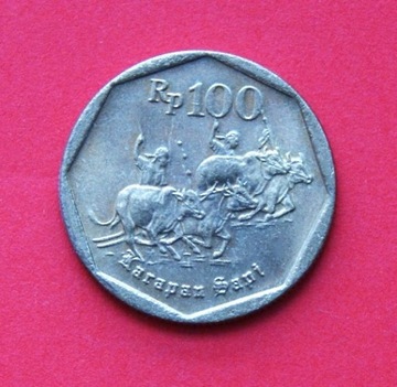 100  Rupii   1997  r -   Indonezja  