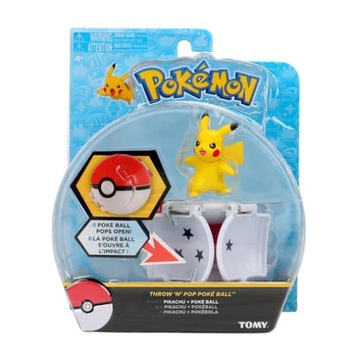 Pokemon Tomy Clip n Carry Pokeball + Pikachu