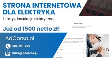 Strona internetowa dla elektryka