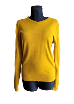 Musztardowy sweter, cedarwood state, rozmiar S