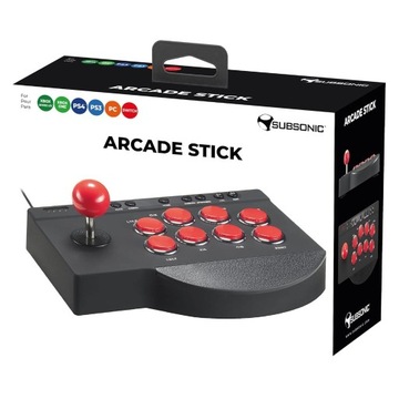 Subsonic Arcade Stick PS4 XBOX PC SWITCH 