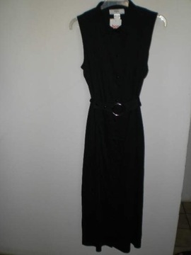 Czarna sukienka bez rękawów 42