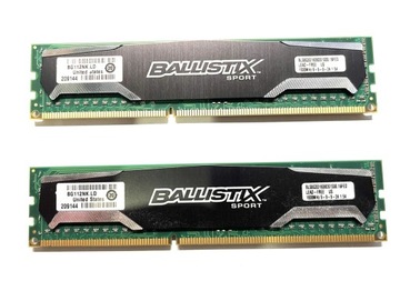 crucial BALLISTIX SPORT 16GB 2x8GB 1600MHz DDR3