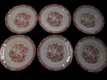 6 talerzy do ciasta 19 cm Theresia China Seltmann 