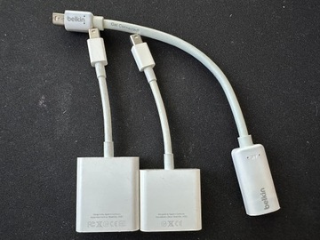 Adaptery / przejsciówki apple oryginalne A1307, A1305 Belkin HDMI
