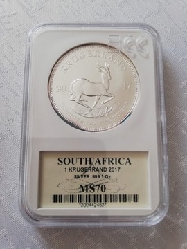 Krugerrand 1 oz 2017 MS70