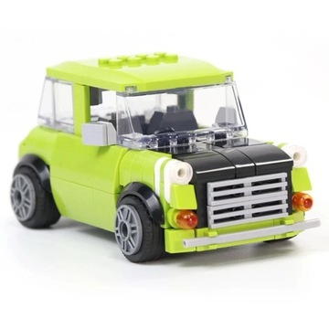 Auto z “Jaś Fasola” z klocków Lego