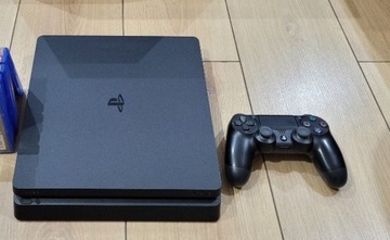 PS4 Slim CUH-2216 pad 3 gry okablowanie