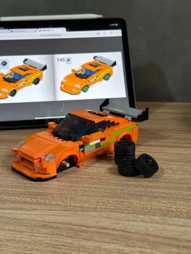 Lego Toyota Supra MK4 - Samochód z klocków