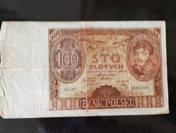 100 zł 1932r seria AE