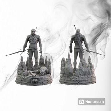 Figurka druk 3D żywica " The Witcher vol.2 "- 12cm
