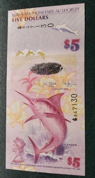 Bermudy 5 dollars UNC 2009