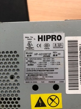 zasilacz HIPRO HP-A3108F3P 300W 310W