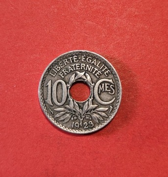 Moneta 10 centymów 1923, Francja