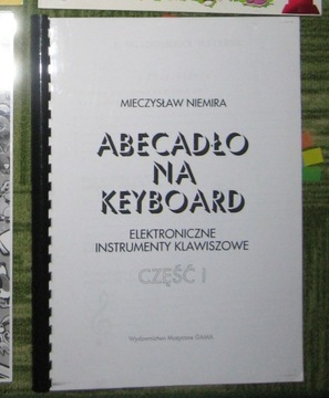 Abecadło na keyboard Mieczysław Niemira nauka gry