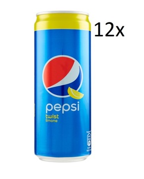 Puszka  Pepsi Twist -Lemon ORYGINAŁ 330 ml Włoska 