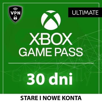 XBOX GAME PASS ULTIMATE 30 DNI STARE I NOWE KONTA