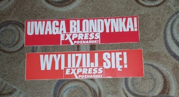 Express Poznański 2 naklejki