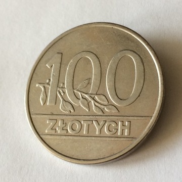 100 zł złotych 1990