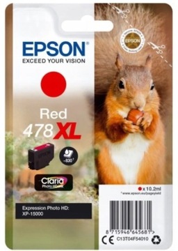 Tusz EPSON 478XL Red