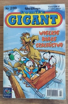 Komiks Gigant: Wielkie białe szaleństwo, Nr 2/99