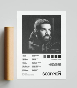 DRAKE Scorpion Okładka Plakat Digital Download 