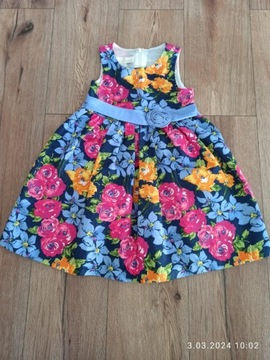 Kolorowa sukienka w kwiatki roz. 3T