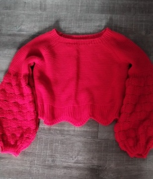 Sweterek czerwony S/M