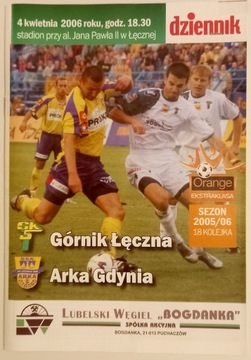 Ekstraklasa: Górnik Łęczna - Arka Gdynia 2006