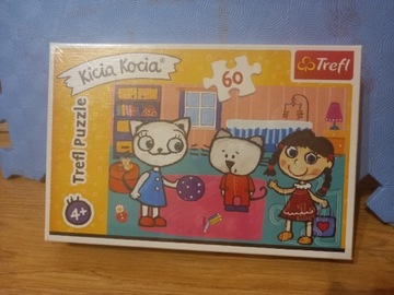 Puzzle 60 szt Kicia Kocia