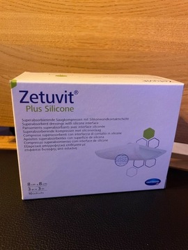 opatrunek Zetuvit plus silicone 8x8 cm - 10 szt. 