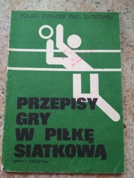 Przepisy gry w piłkę siatkową - Wydanie I - 1982r.