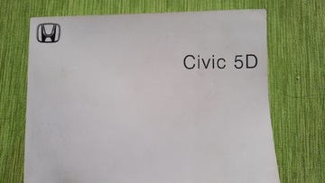 Instrukcja obsługi CIVIC 5D VIII