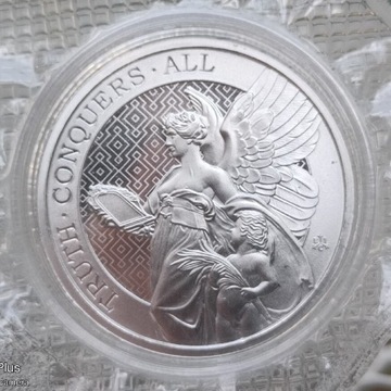 Srebrna moneta The Queen's Virtues Truth 2022 1oz