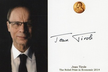 JEAN TIROLE - autograf (Nagroda Nobla - Ekonomia)