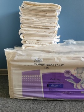 Super Seni Plus Fit&Dry large 60 sztuk +10 gratis