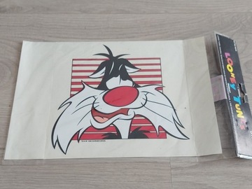 LOONEY TUNES KOT SYLWESTER NAKLEJKA WARNER 1999