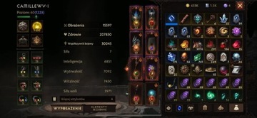 Diablo Immortal czarownik Crodric paragon 1228+