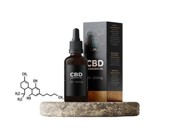 Olej Konopny CBD 5% 500mg THC Free 10ml 400 Kropel