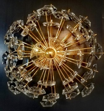 Żyrandol-plafon kryształowy Kinkeldey Leuchten 