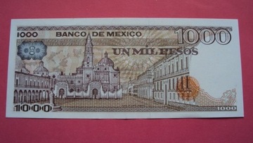 MEKSYK 1000 PESOS 1983 Banknot Seria TY