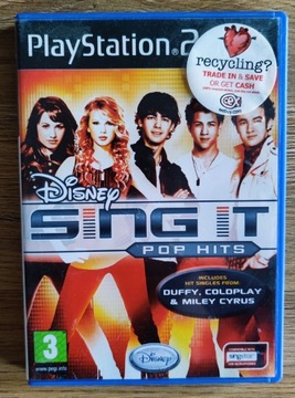 Disney Sing It Pop Hits PlayStation 2 PS2