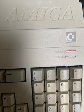 Zestaw Amiga 500 red led