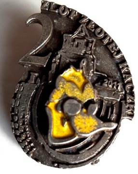 Pin motocyklowy 2 Zlot Złotej Kaczki 2011 Toszek