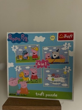 Puzzle świnka peppa 4w1 3+