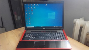 Laptop MSI GT735 MS-1721 z Windows 10 32bit dysk SSD
