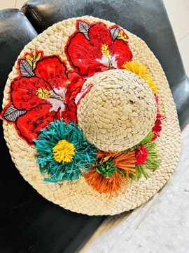 Piekny Włoski kapelusz ręcznie robiony Alex Max